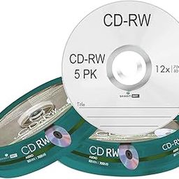 Premium Brand Blank CD-RW 700 MB 80 MIN Rewritable CD (Pack of 5 Disk)-image-85