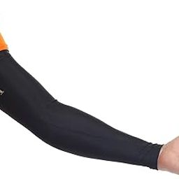 Premium Black UV Tan Sunblock Protection Arm Sleeves, Compression Cooling Unisex Hand Sleeves Made with Durable & Flexible Polyester - Ideal for Cricket, Cycling, Outdoor Activities Pack of 1-22