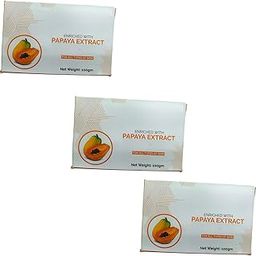 skin lightening and brightening all day clearing skin papays soap 100g pack of 3-image-58