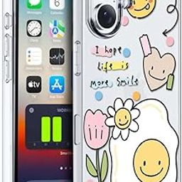 Fashionury Designer Soft Back Cover Case Compatible for Apple iPhone 16, Printed,Transparent,Flexible, Silicon for Apple iPhone 16 -D3136-image-37
