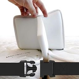 Metron Bed Bridge Mattress Joiner or Gap Filler Easily Coverts Twin Beds into Double Bed Centre Gap Filler | PUF Bridge with Connector 33 feet Black Color Strap Belt-picture-23