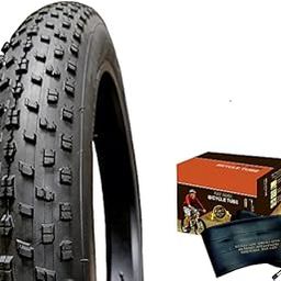 Cycle Tyre Tube Bicycle Tire Inner Tube Combo for Different Multiple Tyre Sizes (Select The Size Below) (26X4.00)-image-10