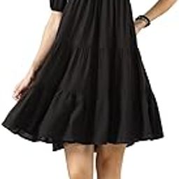 Women's Fit And Flare Midi Dress-image-38