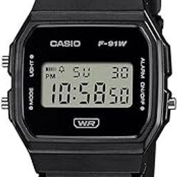 Youth F-91WB-1ADF Digital Black Dial Unisex (D370)-image-12