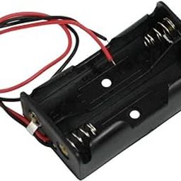 Battery Holder With Red And Black Wire 2 X Aa-4