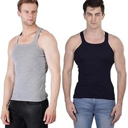 Regular Fit Cotton Flex Vest for Men | Vest for Men, Cotton Sando for Gym, Cycling, Running, & Other Sports Ultimate Comfort and Style (Pack of 2)-5