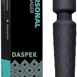 Daspek Women’s Body Massager Handheld, Rechargeable, Quiet, Waterproof, Multi-Speed Vibration for Relaxation & Stress Relief-image-92