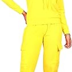 Casual Self Design Solid Sweatshirt and Joggers Co-Ords Set for Women | Trendy Stylish Top and Bottom Set for Women | Women Hooded Sweatshirt and Joggers Set | Women Co Ords Set Summer Wear-picture-1