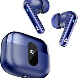 boAt Airdopes 121 Pro Plus, 100HRS Battery, 4Mics ENx, 50ms Low Latency, Fast Charge, LED Display, IPX5, v5.3 Bluetooth in Ear Earbuds, TWS Ear Buds Wireless Earphones with mic (Blue)-12