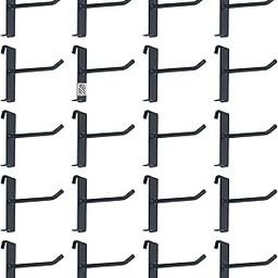 APUS 4" 20 Pcs Mesh Gridwall Display Hooks for Display & Hanging | Heavy Duty Steel Hooks for Mobile, Garment & Grocery Shops, Display Showrooms and Utility (Black Powder Coated, 4 Inch)-image-82