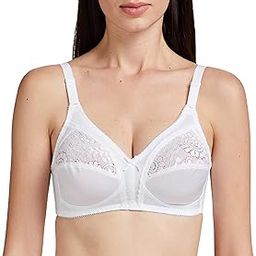 International Women's Non Padded | Wireless | Claudette 36D White | Full-Coverage Bra | Pack of 1-picture-2