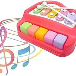 JQYIA Kids Musical Toy Xylophone Piano Combo for 3 -12 Years | Educational Sound Toy for Boys & Girls | Colorful Keys, Fun Tunes, Creative Early Learning Instrument Gift-image-19