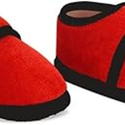 New Born Baby Casual Solid Velcro Closure Velvet Booties | First Walking Shoes | Breathable And Anti-Slip Booties For 0-9 Months Baby Girl & Boy - Pack Of 1-image-12
