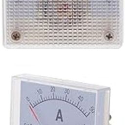 STYLEHEAVEN 2PCS DC Ammeter Analog Panel Meter Amp Meter Current Panel Meter Gauge 75mV|Home & Garden|Tools|Measuring & Layout Tools|Electrical Testers-image-41