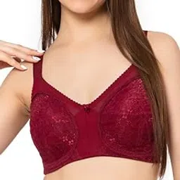 clovia Women Lace Solid Non-Padded Full Cup Wire Free Minimizer Bra-picture-9
