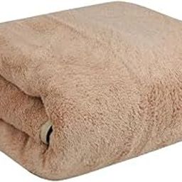 Fezora® Microfiber Bath Towels | (70x140) Extra Soft Plush & Quick Dry High Absorbency with Large Size Towels for Bathing -1 Piece (Beige)-10