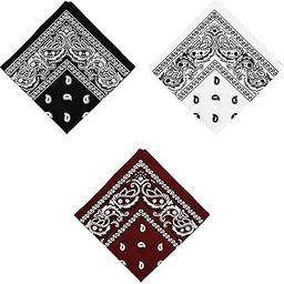 ™ 3Pcs Cotton Paisley Print Paisley Bandana Head Wrap Headband Hair Band | Scarves & Wraps | Womens Accessories-image-25