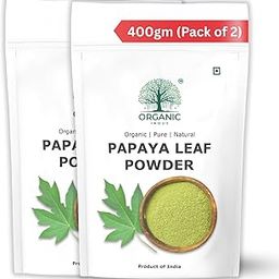 Organic Indus Papaya Leaf Powder | Pure Herbal Supplement for Digestion, Platelet Support & Blood Sugar Balance | Natural Dried Carica Papaya Leaves for Daily Wellness Use | 400gm (Pack of 2)-image-55