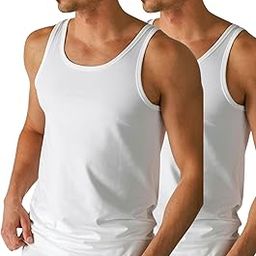 Men's 100% Combed Cotton Vest | Soft | Regular Fit | Round Neck | Sleeveless | Tag Free Comfort | White Pack of 2-picture-18