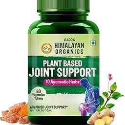 Vlado’s Himalayan Organics Plant Based Joint Support With Boswellia Serrata | Giloy,Hadjod, Ashwagandha + 10 Ayurvedic Herbs | Strong Bones & Relives Joint Pain | Better Flexibility For Men & Women - 60 Veg Tablets-70