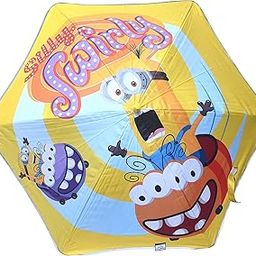 ™ umbrella for rainy season, Star Shape UV Protection Cute Cartoon Umbrella for Boys & Girls, kids' umbrella, Umbrella for Kids, chata chatri for kids, Umbrella for Rain and Sun, printed yellow umbrella-30
