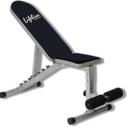 Life Line Fitness LB-311 Adjustable Bench with 8 Levels, Flat, Incline & Decline with Leg Support for Full Body Strength Workout for Men at Home, Free Installation Assistance Available-5