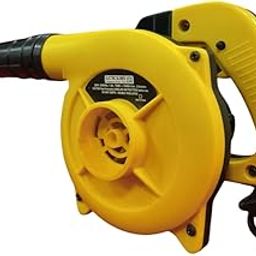 750W Electric Air Blower Garden Leaf Dust Cleaner 18000 RPM Airfoil Dirt Cleaning 200km/h Airflow with Unbreakable Body & Glossy Finish for Snow (Yellow)-picture-11
