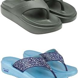 Extra Soft Classic Casual wear with Flexibility Technology Flip Flop Combo for Women's/Girl's(6111+1888)()-image-93