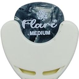 Flare Guitar Pick Holder with 1 Pick free, White-image-36