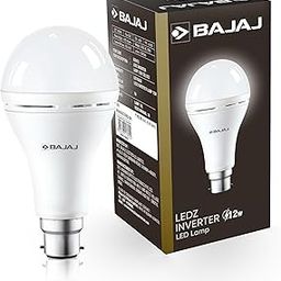 Bajaj LEDZ 12W Rechargeable Emergency Inverter LED Bulb | Cool Day Light | Upto 4 Hours Battery | B22D | 1 Year - Warranty (Pack of 1, White)-17