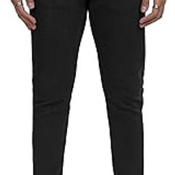 highlander Men's Tapered Jeans (HLJN001520_Black-picture-40