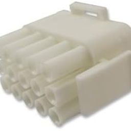 TE CONNECTIVITY / AMP 350736-1 PLUG & SOCKET HOUSING, PLUG, NYLON (1 piece)-image-1