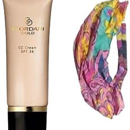 Oriflame GIORDANI GOLD CC Cream SPF 35-40 ml and colourful head band for girls/women - combo-23