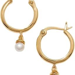 925 Silver Hoops with Real Fresh Water Pearl for Women & Girls | 6 Month Warranty | Diwali Gifts for Women & Girls-image-48
