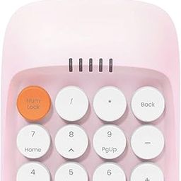 SECRET DESIRE SDR Laptop Number Keyboard for Laptop Rechargeable Accounting 2.4G Number Keypad Pink-23