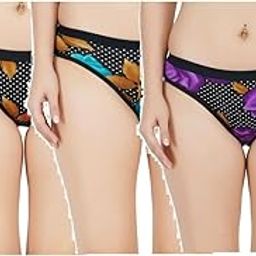 Apparel Pack of 3 100% Pure Cotton Printed Tummycontrol Panties for Women's and Girls (Pack of 3) - Free Transparent Strap (1 Pair) with This Pack (XX-Large)-image-25