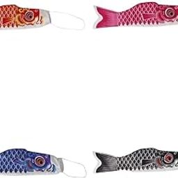 BNF®4pcs 40cm Japanese Carp Windsock Streamer Fish Flag Kite Nobori Koinobori |Home & Garden | Yard, Garden & Outdoor Living |4 Piece Japanese Koinobori-20