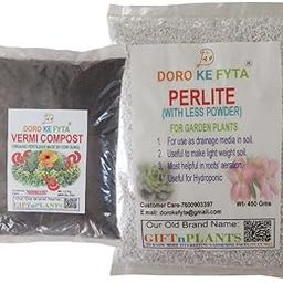 DORO KE FYTA Vermicompost Fertilizer (1.3 Kg) and Free Perlite (450 Gms) for Plants, Garden Use-image-73
