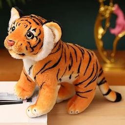 Tickles Siberian Jungle Tiger Soft Stuffed Plush Animal Toy for Kids Boys & Girls Birthday Gift (Color: Yellow & Black Size: 30 cm)-image-16