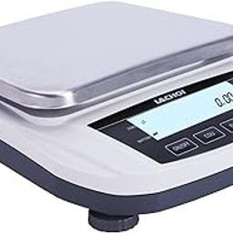 LACHOI Lab Scale 5000g×0.01g High Precision Analytical Balance 0.01g Accuracy Laboratory Precision Scale Digital Scale Jewelry Gram Pharmacy Scale,LCD Display(No Test Weight)-picture-3