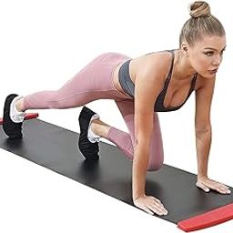 Ski Training Board Multifunctional Ski Mat for Rolling Up Workouts That Burns Fat Efficiently(Color:黑色,Size:1.8m)-image-6