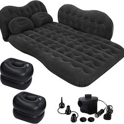 Drumstone (Exclusively 𝟭𝟬+𝟱 Year Warranty) Travel Car Air Mattress with Pillows – Inflatable Sofa for Car Back Seats, Fits Most Cars – I for Camping, Hiking, Road Trips & Outdoor-image-59