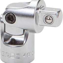 GROZ Universal Joint with Ultra-Premium Finish| Ideal for Loosening and Tightening of Fasteners in Inaccessible Areas| Chrome Vanadium Steel Body| Wear Resistant| Drive Size: 1/4” |UVJ/1-4/UG-image-24