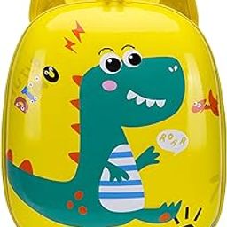 BEMBIKA Kindergarten Cute Cartoon Kids School Bag for Boys and Girls, Toddler Preschool Plush Travel Schoolbag, Perfect Book Bag, Casual Backpack for Kids � (Dino Yellow - 3D)-image-59