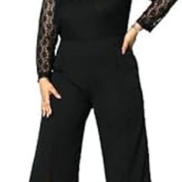 CURVE jumpsuits for women Off-Shoulder Net Jumpsuit With Belt-image-40