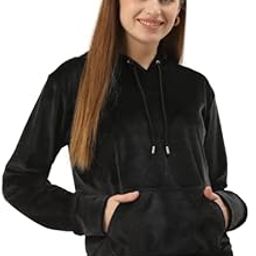 Women Velvet Hooded Sweatshirt for Winter Wear-picture-22