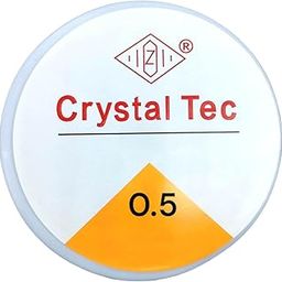 0.5 Mm Elastic String, Stretchy Bracelet String Crystal String Bead Cord for Bracelet, Beading and Jewellery Making (0.5 mm, 1)-75