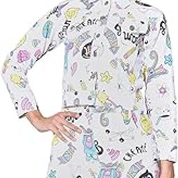 White Printed Toko Twill Skirt and Jacket Women Co-Ord Set-7