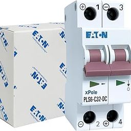 Daystar Solar Eaton xPole PLS6-C32 DC MCB 32A 500V 2-Pole Circuit Breaker for Solar & Industrial DC Systems | Flame & Water Resistant | Faster Tripping-image-18