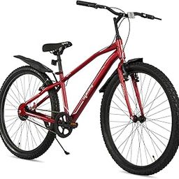 Lifelong Cycle for Men & Women 27.5 T with V-Brake - Single Speed MTB Bike/Bicycle - Rigid Fork - Mountain Bike Ideal for 15 Years + Adults Above Height 5 ft 5 inches (LLBC2705, Red)-picture-26